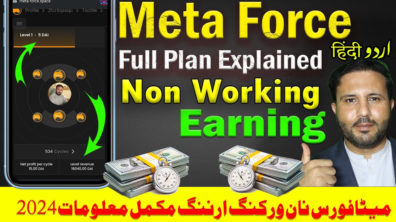 Meta Force Non Working Earning full Explained 2024 Rahim Khan YT  Meta force plan new update Urdu