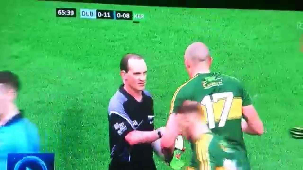 Philly McMahon gouging Kieran Donaghy. Football final 2015