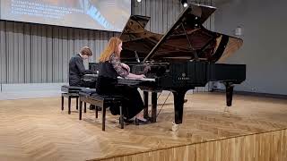 Camille Saint-Saëns The Swan from the Carnival of the Animals arr. for two pianos by Greg Anderson