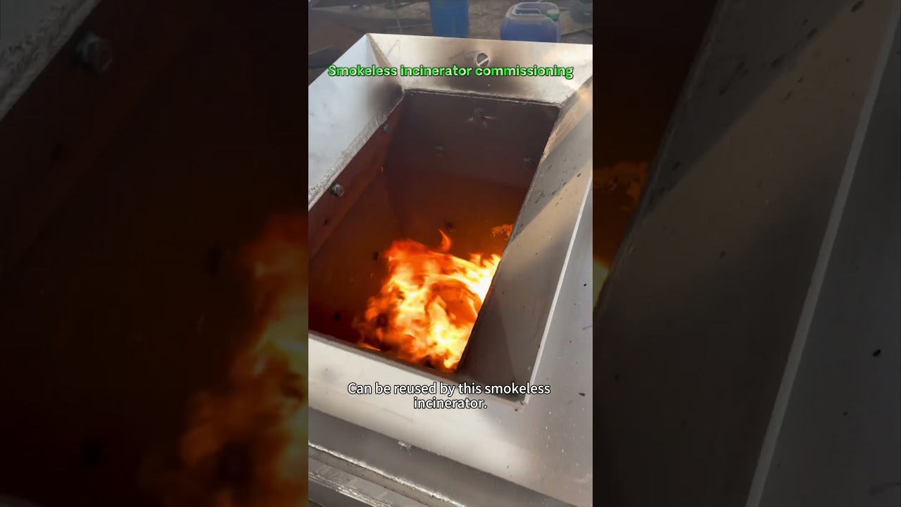 Smokeless incinerator customer usage site