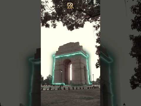 India Gate growing effect in Adobe Premiere Pro (2023) #hyperlapse #videoediting