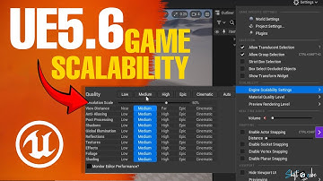 Unreal Engine 5.6 Scalability Button Missing? Here’s Where to Find It!