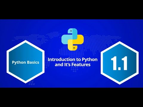 1.3 Introduction to Python and It s Features