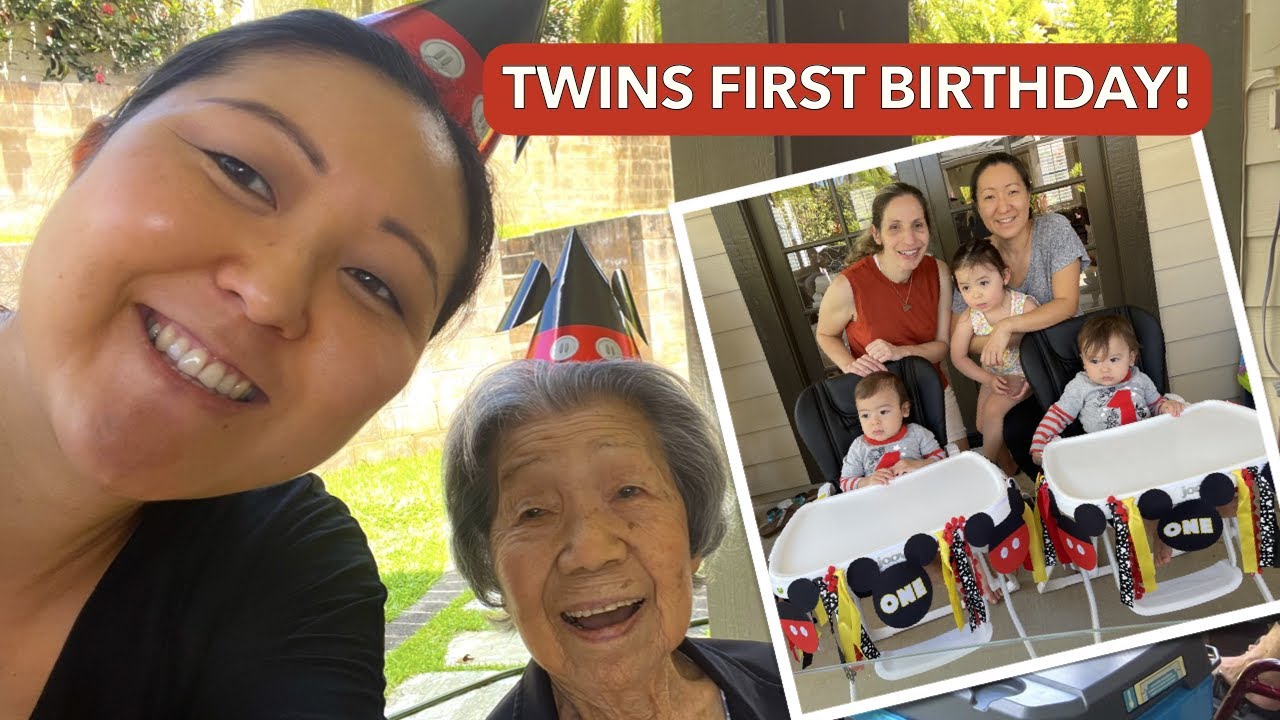 ЧЕЛЛЕНДЖ БУРГЕРОВ!! // Первый день рождения близнецов на Гавайях // Еда в кругу семьи на День труда!