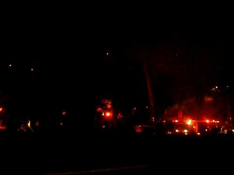 發現火警現場