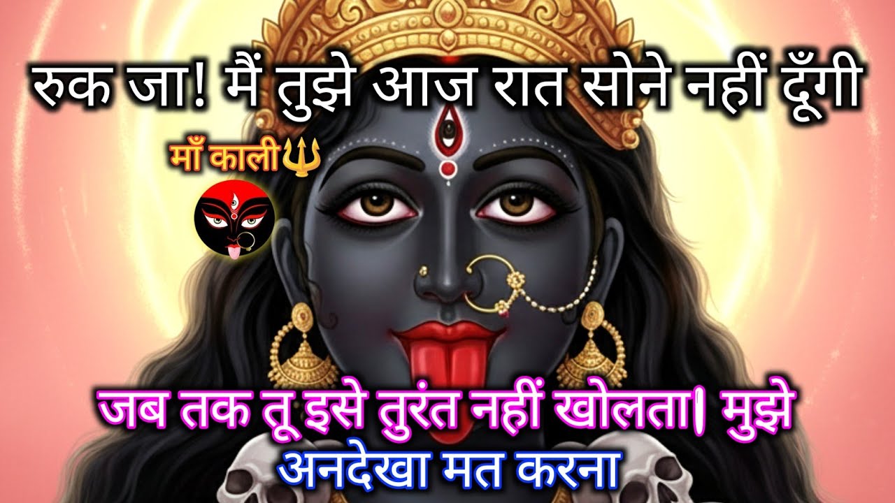 888 🕉️ Maa Kali 😱रुक जा! मैं तुझे आज रात सोने नहीं दूँगी | जब तक तू इसे तुरंत नहीं.. 