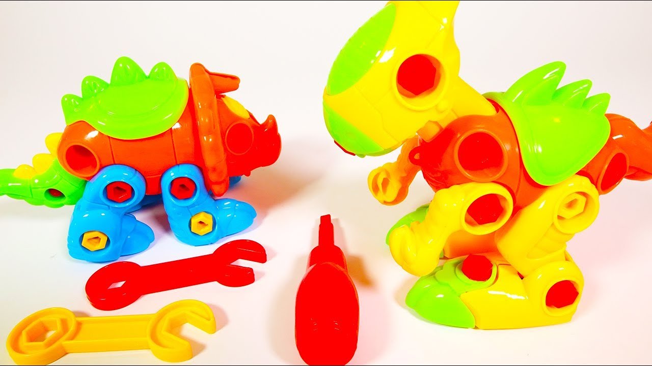 take apart dinosaur toy