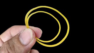 New Amazing Magic Trick with Rubber Band