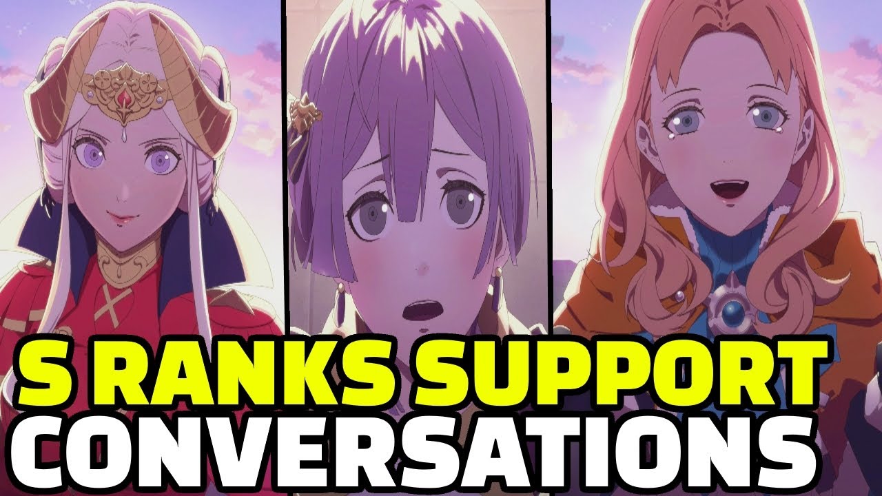 All Male Byleth S Rank Support Conversation (All S Rank Support Cutscene) | Fire Emblem Three Houses