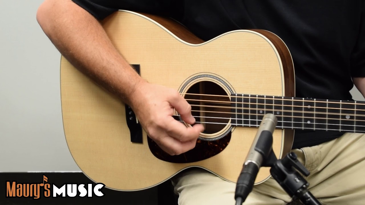 The Martin 00-16E Granadillo at Maury's Music - YouTube
