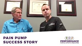 Pain pump success story