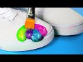 CUSTOMIZING SHOES with Paint and Glitter