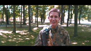 19-річний саксофоніст Михайло захищає Україну у складі ТрО Житомирщини
