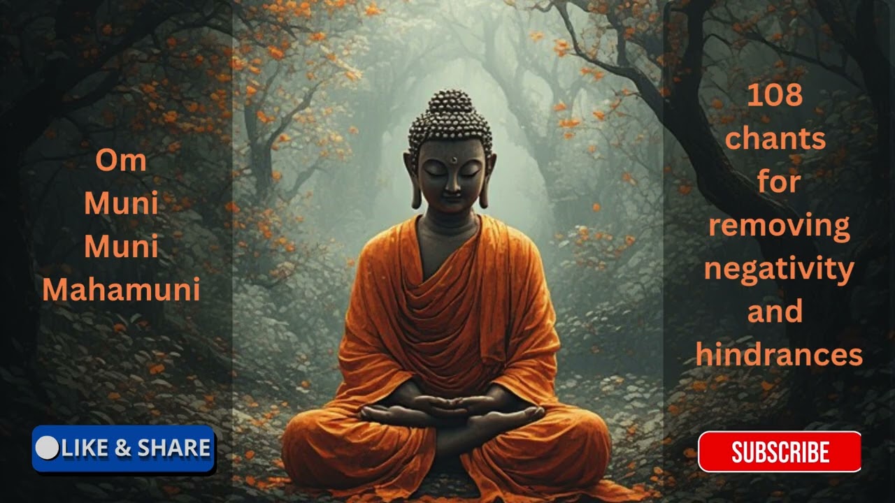 Om Muni Muni Mahamuni - 108 Chants- Remove Bad Energy & Invite Infinite Good Fortune