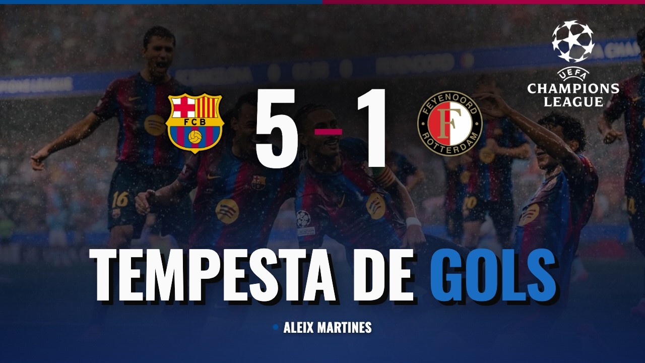 AQUEST BARÇA FA POR | FC Barcelona 5 Feyenoord 1