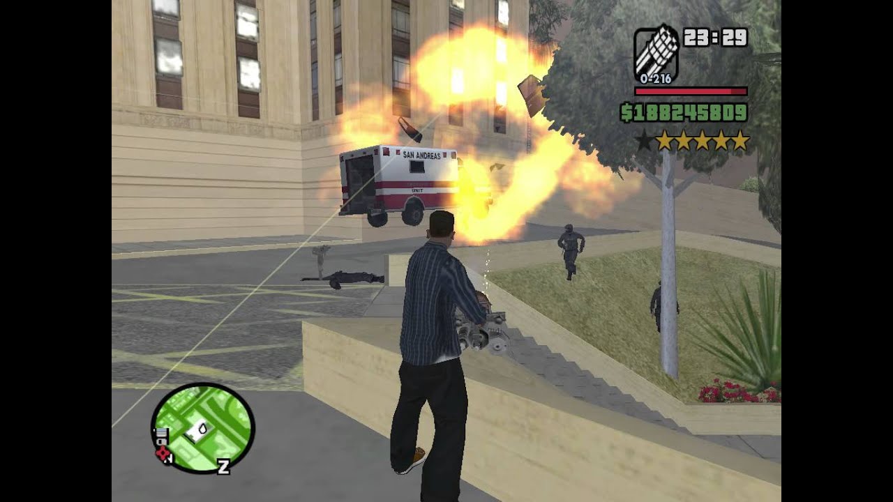 GTA San Andreas 6 Star Rampage