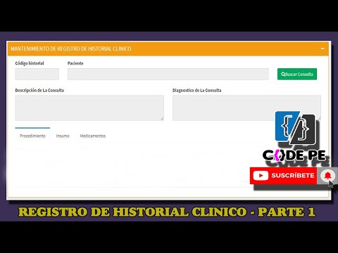 40.CREANDO UN SISTEMA DESDE 0 CON PHP, JAVASCRIPT Y AJAX - REGISTRO HISTORIAL CLÍNICO PARTE 1