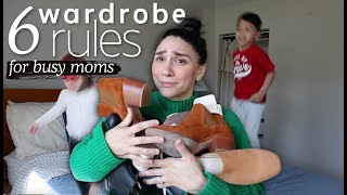 6 Wardrobe Rules | Minimalist Small Closet Tips for Moms