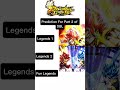 Prediction for Part 2 #Viral #DBL #shorts #DragonBallLegends #predictions