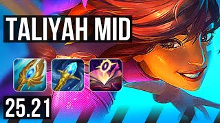 TALIYAH vs YASUO (MID) | Comeback, 51k DMG | NA Challenger | 25.21