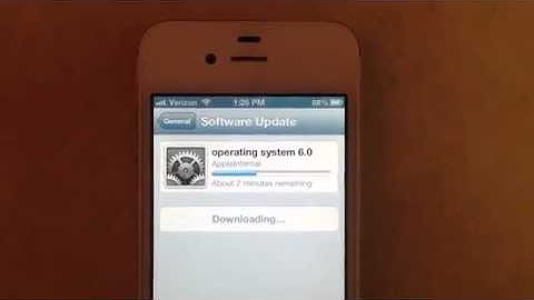 iOS 6 Software Update Animation