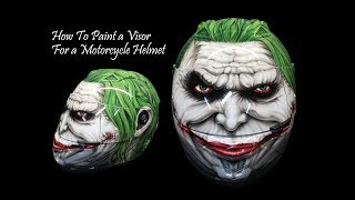 How To Paint A Visor For A Motorcycle Helmet
