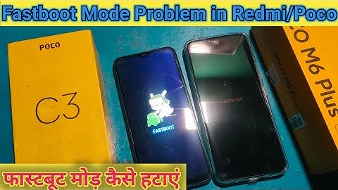 poco c3 vs poco m6 plus 5g fastboot mode problem solution || very easy trick for exit fastboot mode