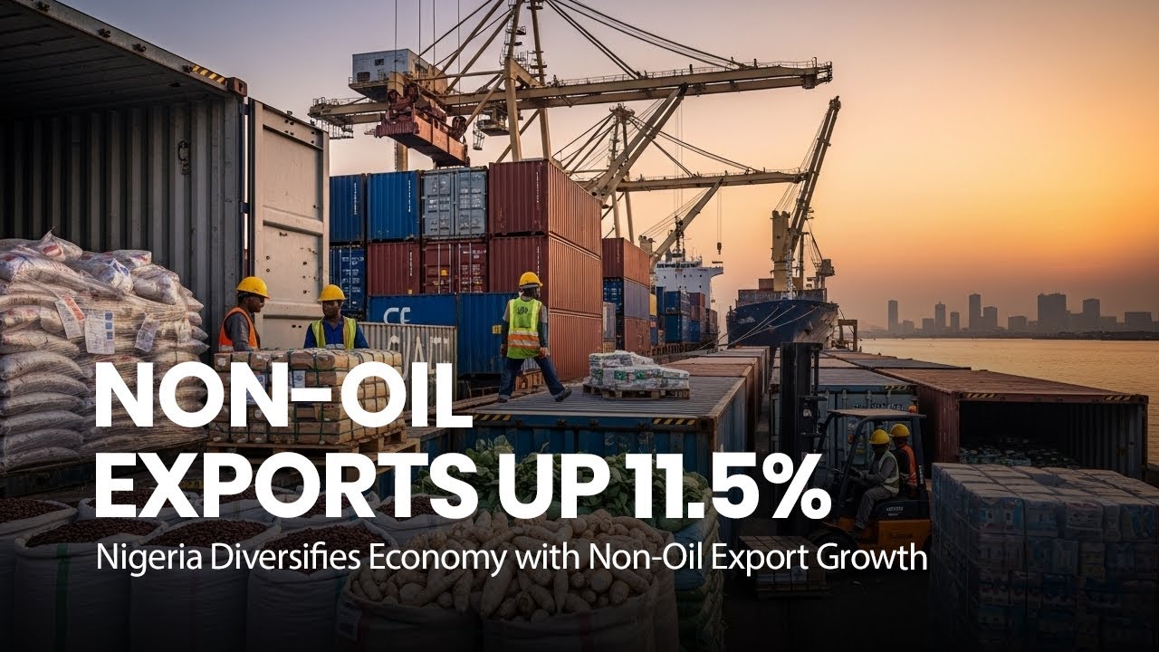 Nigeria Reports 11.5% Growth in Non-Oil Exports - YouTube