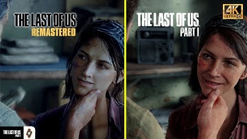 4K Side by Side comparison: The Last of Us Part 1 vs Remastered: Quarantine Cutscenes