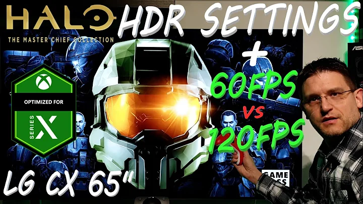 Förbättra Halo Master Chief Collection på Xbox Series X - HDR-inställningar och 60FPS vs 120FPS