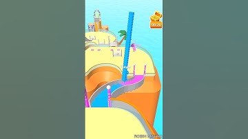 Bridge Race Gameplay ( Android, iOS ) 🇺🇲🇺🇲 Part 3 Mobilegame #shorts