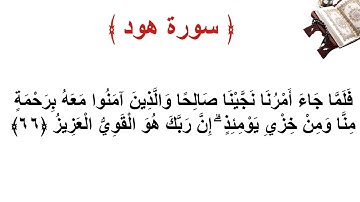 سورة هود الاية 66