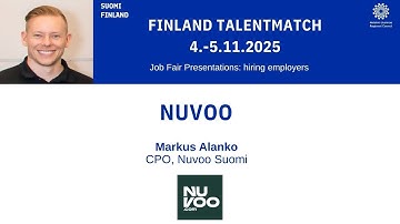 NUVOO - Job Fair Presentation - Finland TalentMatch x Tech & IT 4.11.2025!
