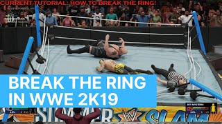 HOW TO BREAK THE RING: WWE 2K19 Tutorial Help Guide screenshot 2