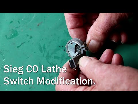Axminster/Seig C0 Lathe Swich Repair/Modification.