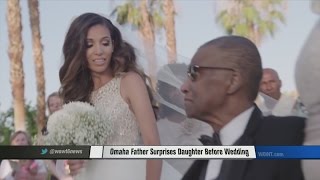 Omaha Father Surprises Daughter at Wedding
