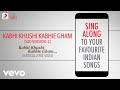 Kabhi Khushi Kabhie Gham Sad Version 2 Official Bollywood Lyrics Lata Mangeshkar Kabhi Khushi Kabhie Gham Sad Version 2 Official Bollywood Lyrics Lata Mangeshkar
