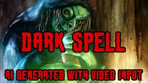 DARK SPELL AI generated Horror with Video Input | Stable Diffusion 2D Animation | AI Fantasy Art