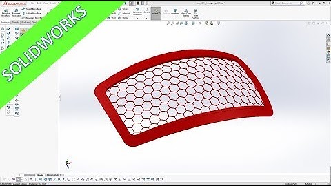 Hexagon Grill - SolidWorks 2018 / 19 Training - Part Design