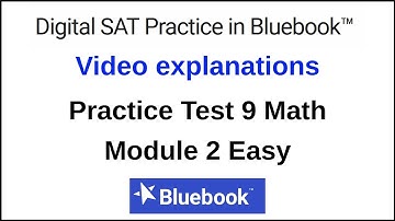 Question 01 Digital SAT Practice Test 9 Section 2 Math Module 2 Easy
