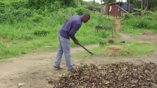 Cameroun, Transformation des déchets ménagers en charbon écologique