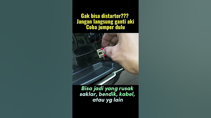 Motor tidak bisa distarter, cek akinya dulu #battery #matic #beat #vario