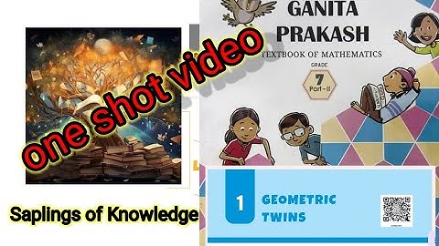 Class 7 Maths Ganita Prakash Part 2 Solutions | Chapter 1 Geometric Twins | Solutions | one shot