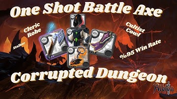 Battle Axe One Shot Build I Albion Online I Corrupted Dungeon I One Shot Build And Gameplay