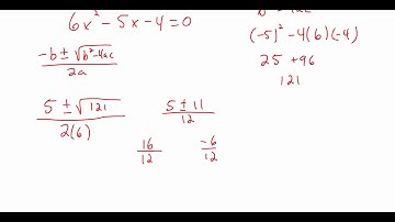 9.2.1 The Quadratic Formula
