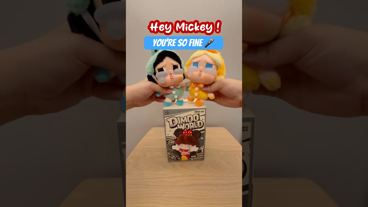 🎁 Present from Disney 🤗😍 Let’s Unbox Dimoo World x Disney from Popmart with Labubu & Crybaby 🥳