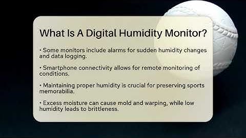 What Is A Digital Humidity Monitor? - The Memorabilia Zone