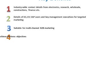 Avail List of SAP Users to Expand your Marketing Territories