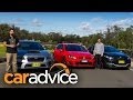 Subaru WRX v Volkswagen Golf GTI Performance v Renault Megane RS: Track test
