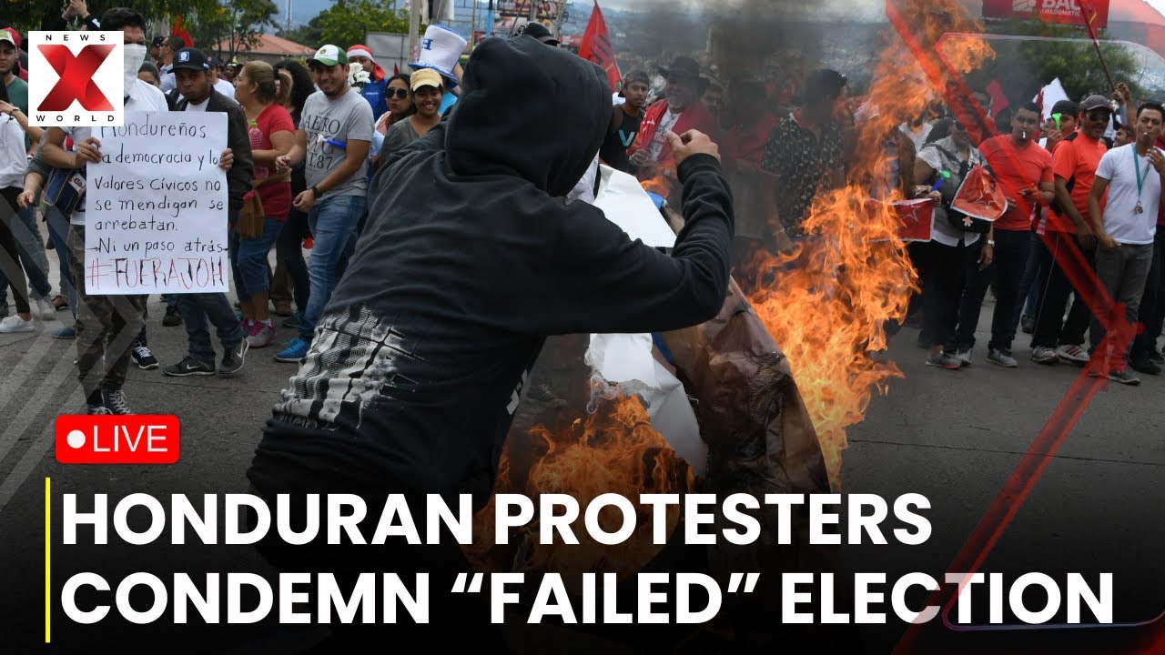 Honduras Protests LIVE: Protests Ignite in Honduras as Citizens Reject Election Results |NewsX World